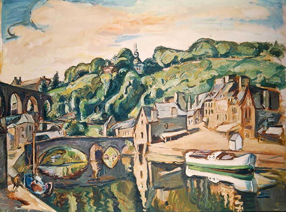 View of Dinan od Emile Othon Friesz