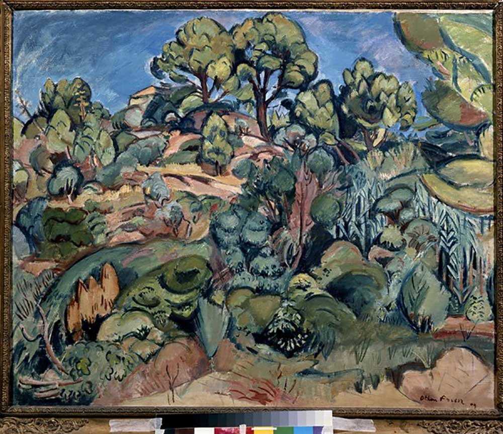 Trees in Cassis od Emile Othon Friesz