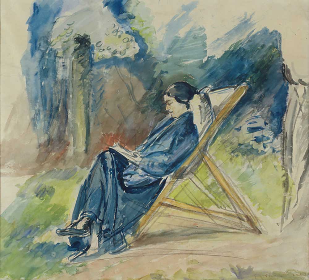 Femme au chaise longue, c.1935 od Emile Othon Friesz