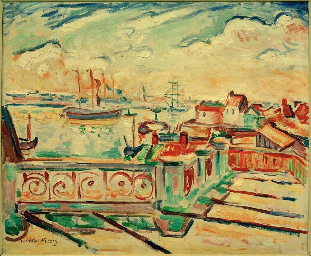 Le Port dAnvers od Emile Othon Friesz