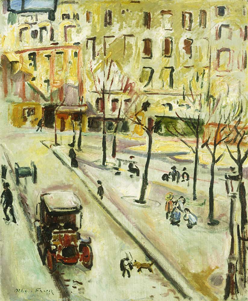 Paris Street Scene; Scene de rue, Paris, 1907 od Emile Othon Friesz