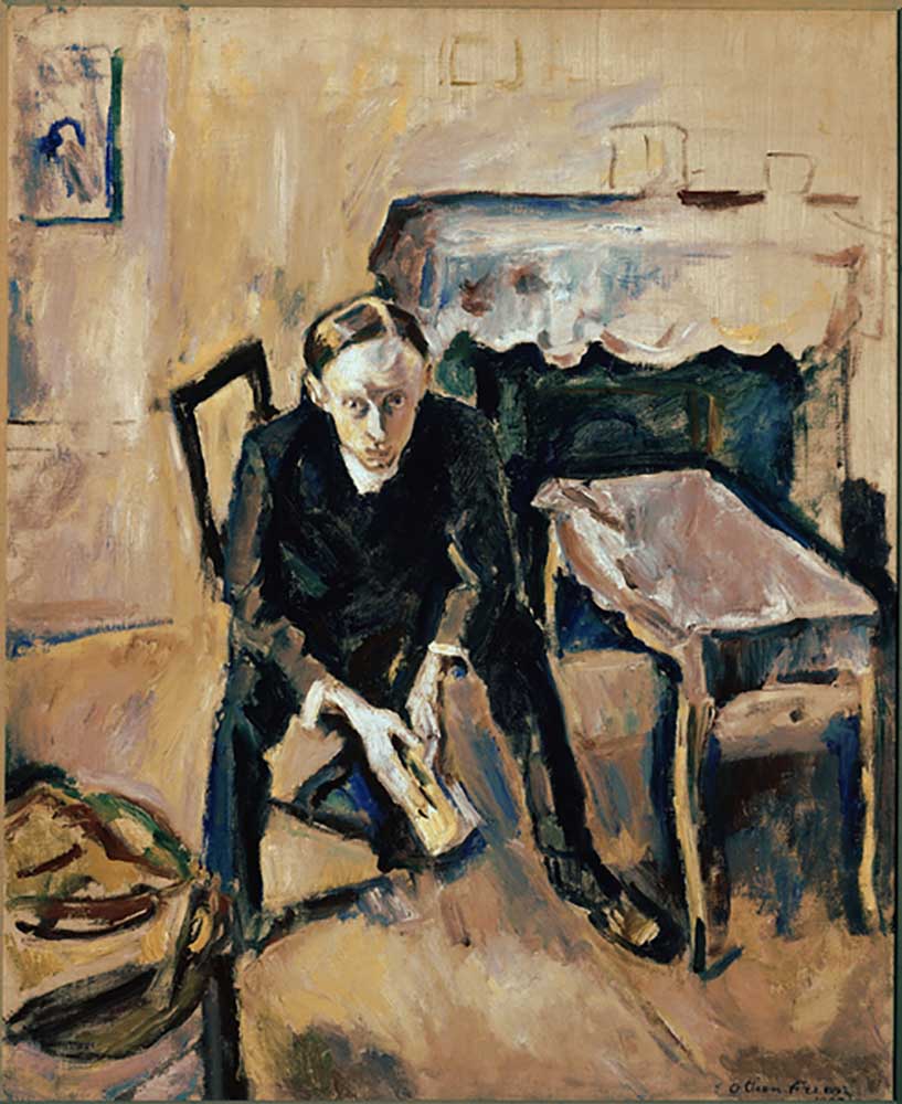 Portrait of Fernand Fleuret (1883-1945) writer and poete francais (Portrait of french writer Fernand od Emile Othon Friesz