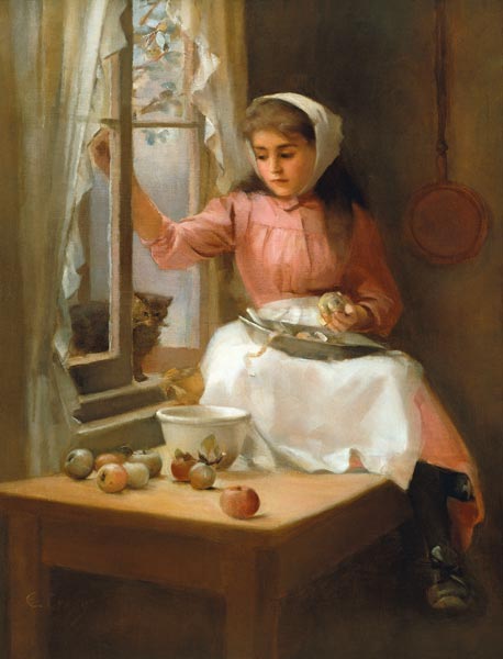 Besuch am Küchenfenster. od Emily Eyres