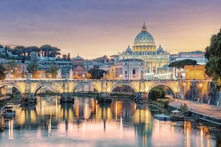 Rome At Sunset