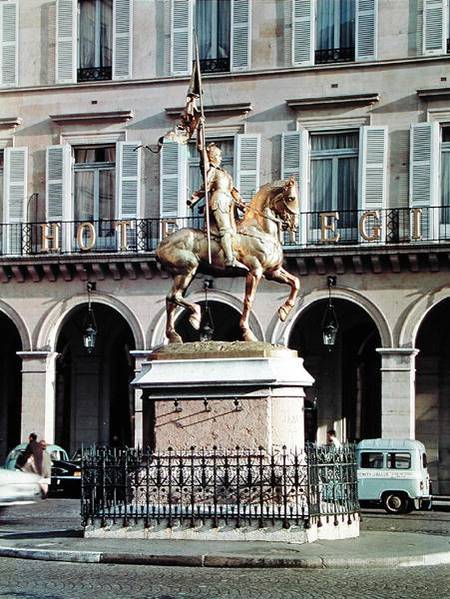 Equestrian statue of Joan of Arc (1412-31) od Emmanuel Fremiet