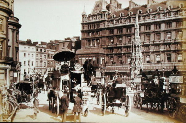 Charing Cross, London, c.1900 (photo) od English Photographer, (20th century)
