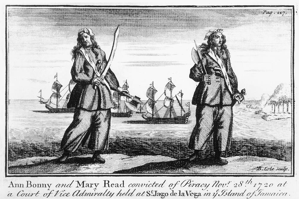 Ann Bonny and Mary Read convicted of piracy November 28th 1720 at a court of Vice Admiralty held at  od English School