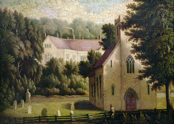Chawton House and Church od English School