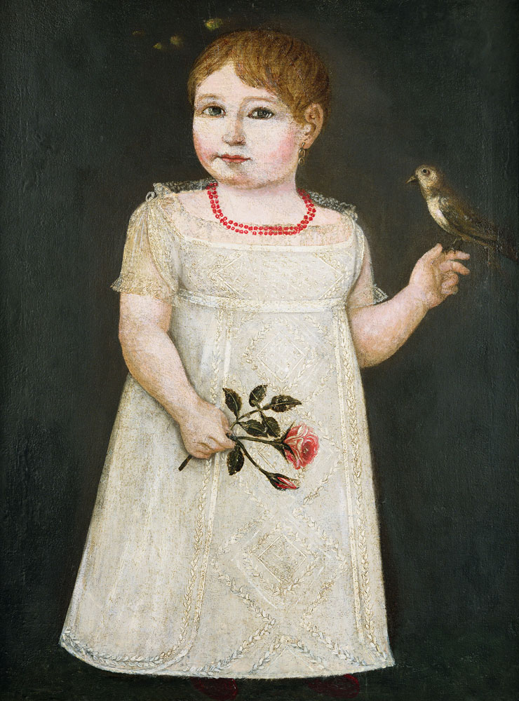 Portrait of a Little Girl od English School