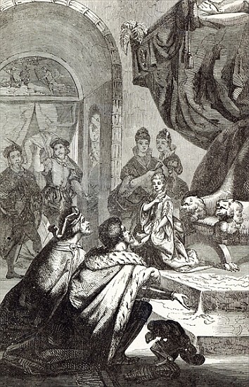 Betrothal of the French Princess to Richard II, illustration from ''Cassell''s Illustrated History o od English School