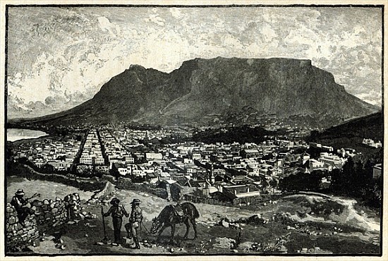 Cape Town, from ''The Life and Times of Queen Victoria'' Robert Wilson od English School