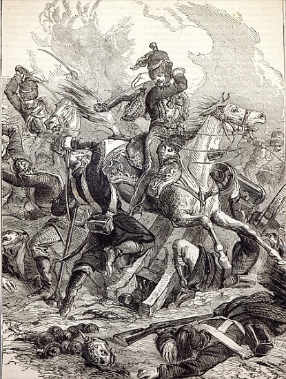 Charge of the Light Brigade, illustration from ''Cassell''s Illustrated History of England'' od English School