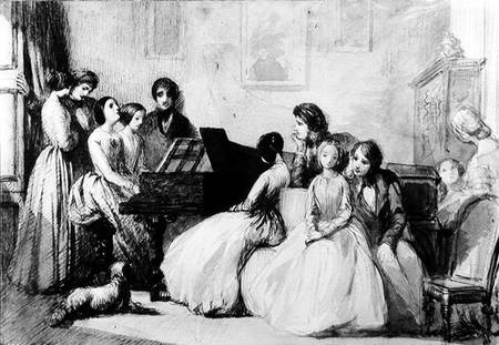 The Drawing Room Concert (pen od English School