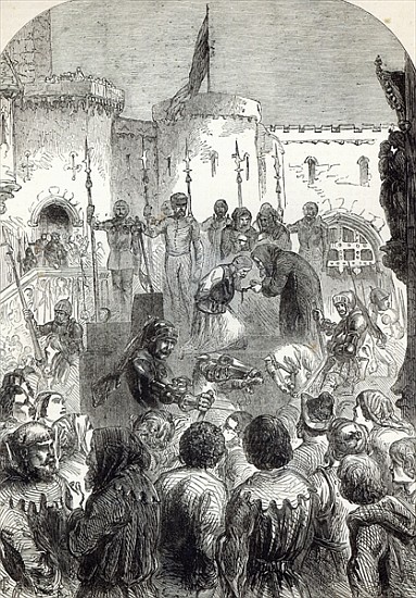 Execution of the Archbishop of York, illustration from ''Cassell''s Illustrated History of England'' od English School