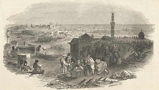 Foreign Corn Ports, Alexandria, from ''The Illustrated London News'', 19th December 1846 od English School
