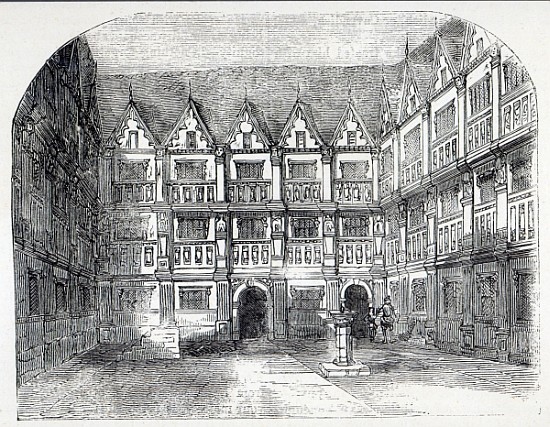 House of Sir Thomas Gresham, in Bishopsgate Street, London od English School