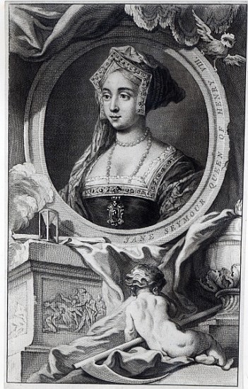 Jane Seymour; engraved by Jacobus Houbraken od English School