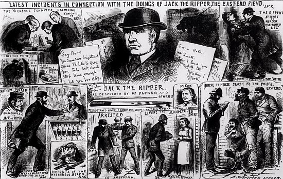 Latest Incidents in Connection with the Doings of Jack the Ripper, the East End Fiend od English School