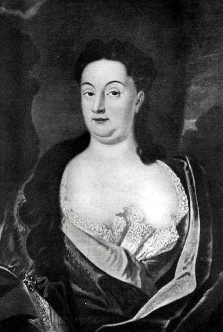Portrait of Countess Ehrengard Melusina von der Schulenburg od English School