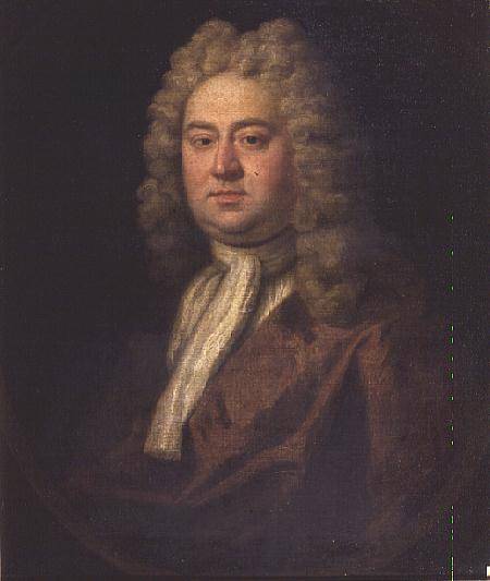 Portrait of a Gentleman (said to be George Frederick Handel) od English School