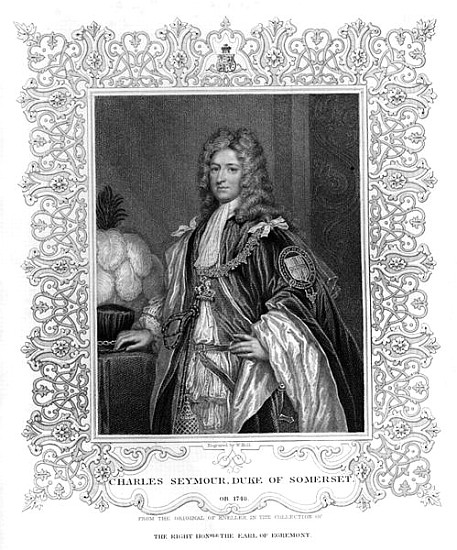 Portrait of Charles Seymour, Duke of Somerset od English School
