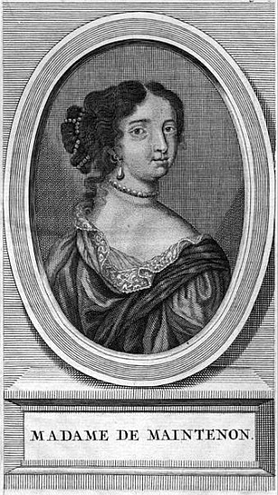 Portrait of Madame de Maintenon od English School