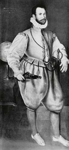 Portrait of Sir Martin Frobisher (c.1535-94) od English School