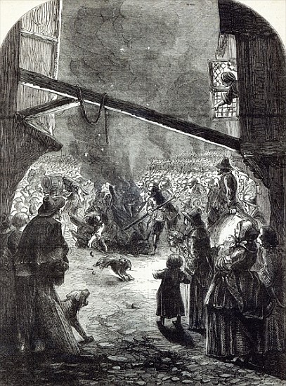 Rejoicings in London on account of the execution of Strafford, illustration from ''Cassell''s Illust od English School