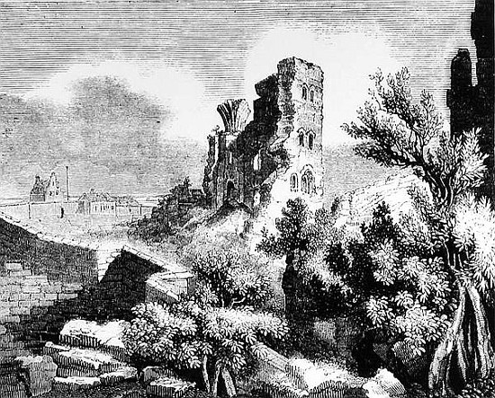 Ruins of Scarborough Castle od English School