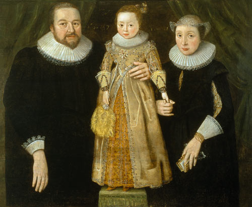 Portrait of a family od English School
