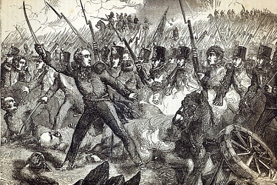 The Battle of Alma, illustration from ''Cassell''s Illustrated History of England'' od English School