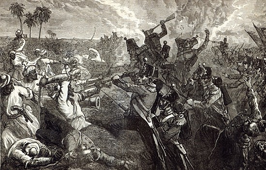 The Battle of Ferozeshah od English School