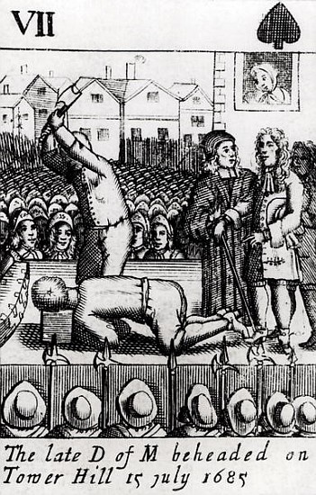 The Beheading of the Duke of Monmouth (1649-85) at Tower Hill, 15th July 1685 od English School
