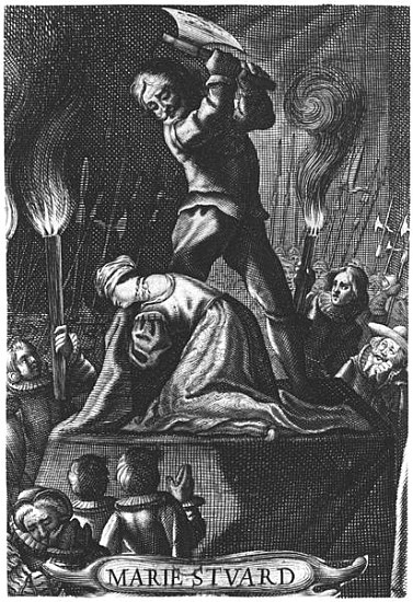 The Execution of Mary Queen of Scots (1542-87) 8th February 1587 od English School