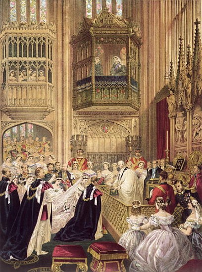 The Marriage of Edward VII (1841-1910) Prince of Wales to Princess Alexandra (1844-1925) of Denmark, od English School