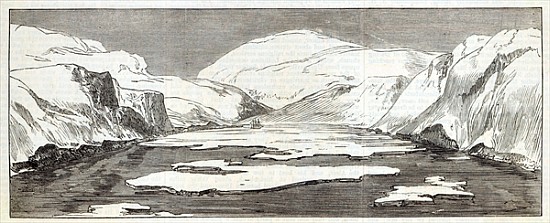 The North Pole Expedition: Discovery Bay, from ''The Illustrated London News'' od English School