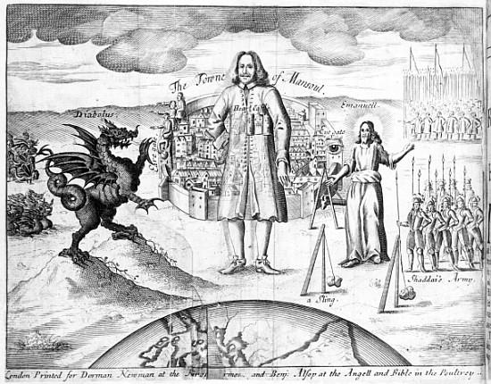 The Town of Mansoul, illustration from ''The Holy War'' John Bunyan od English School