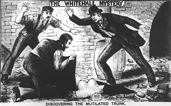 The Whitehall Mystery: Discovering the Mutilated Trunk od English School
