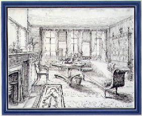 An English Regency country house interior
