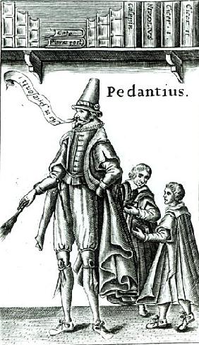 Frontispiece of ''Pedantius'', comedy Edward Forsett produced in Cambridge in 1581