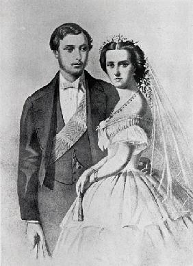 King Edward and Queen Alexandra at the time of their marriage