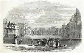 The Great Quadrangle, Windsor Castle, from ''The Illustrated London News'', 10th October 1846
