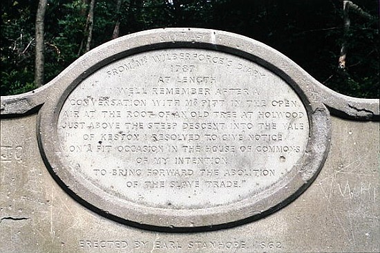 Wilberforce Memorial Seat, Keston od English School