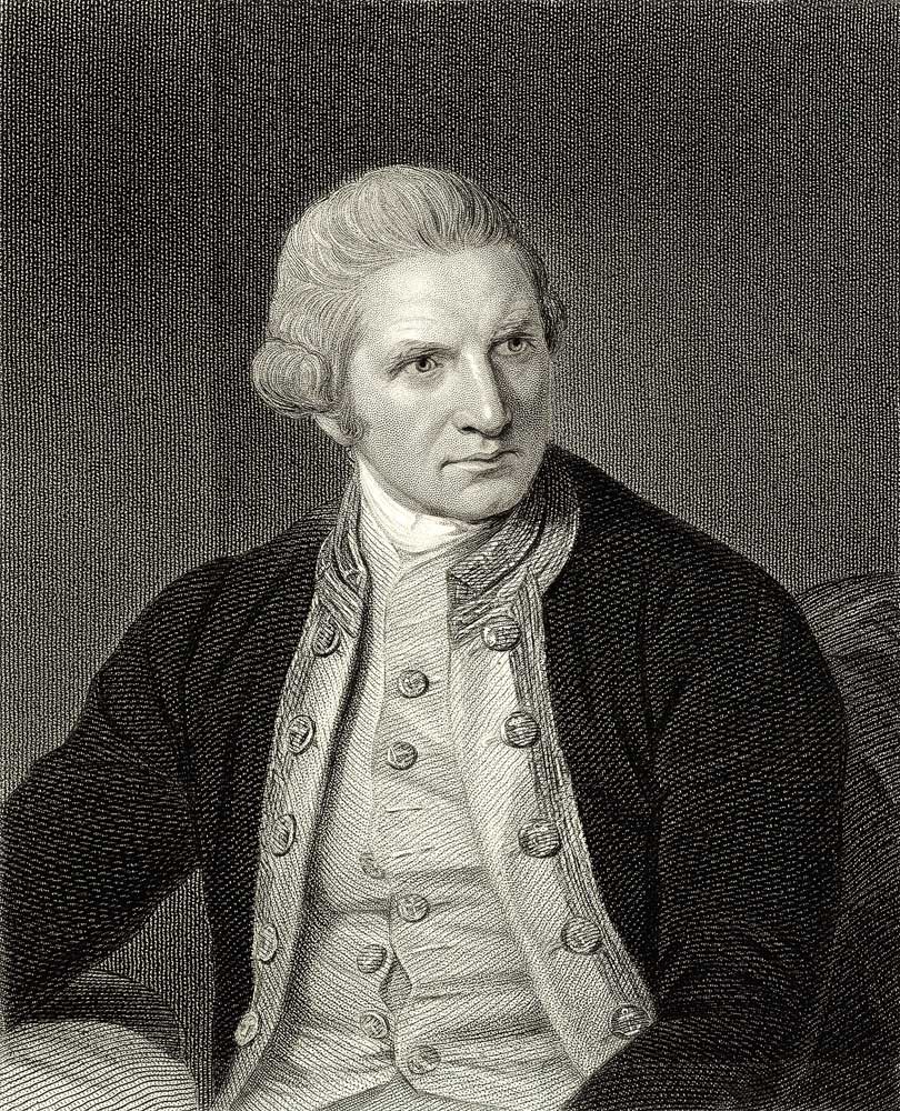 James Cook (1728-79) from 'The Gallery of Portraits', published 1833 (engraving) od English School, (19th century)