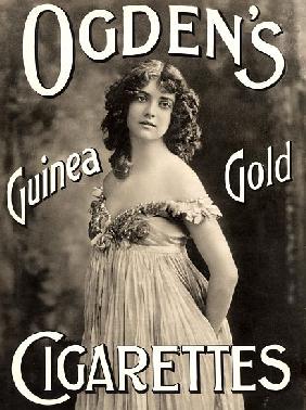 Advertisement for Ogden's Guinea Gold Cigarettes