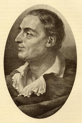 Denis Diderot (1713-84) (engraving) od English School, (19th century)