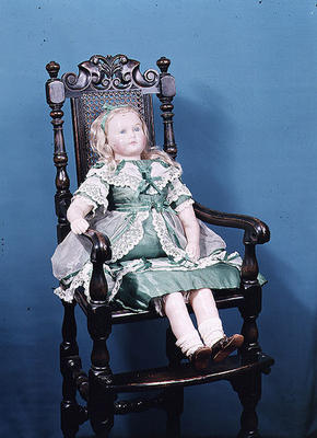 Doll, probably made by Charles Marsh, 1865 (wax) od English School, (19th century)