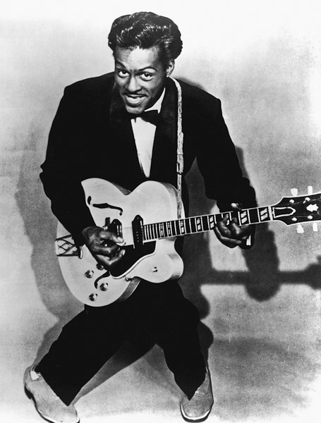 Charles Edward Anderson Berry aka Chuck Berry rock and roll guitarist od English Photographer, (20th century)