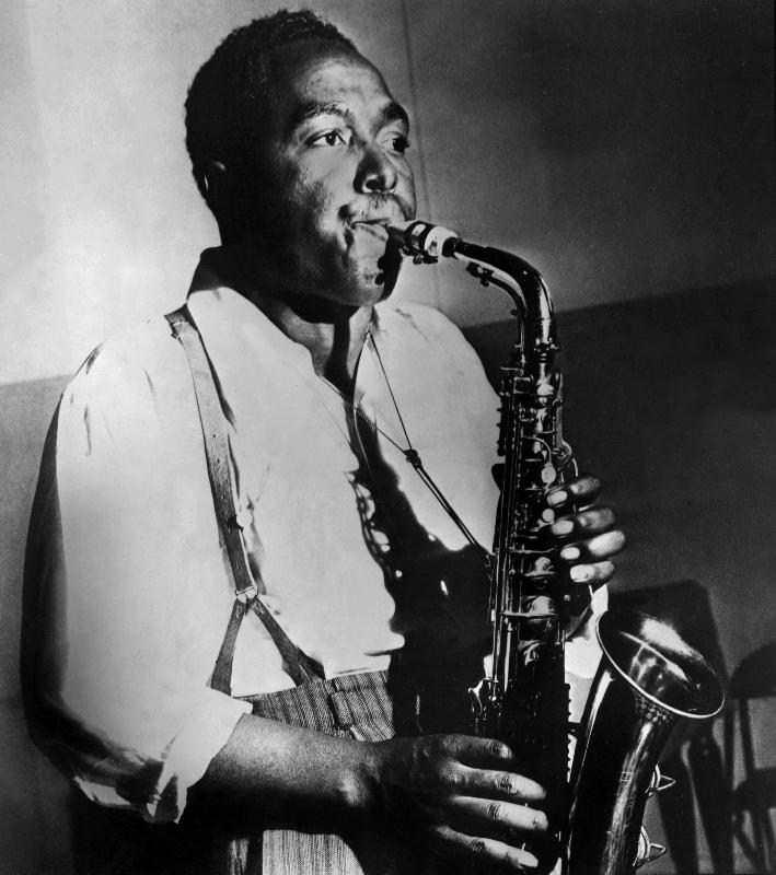 American saxophonist and jazz composer Charlie Parker od English Photographer, (20th century)