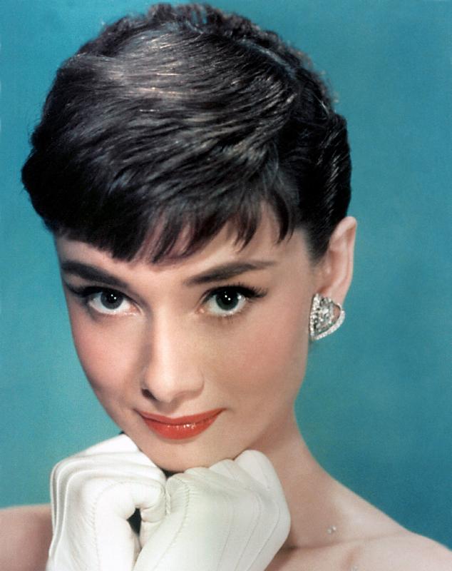 Portrait of the American Actress Audrey Hepburn, photo for promotion of film Sabrina od English Photographer, (20th century)